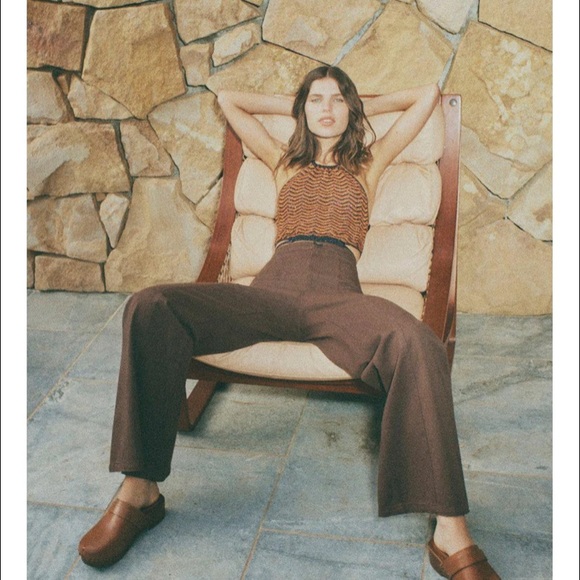 Bec & Bridge Ziggy Knit halter top in Lurex Stripe - Picture 2 of 3